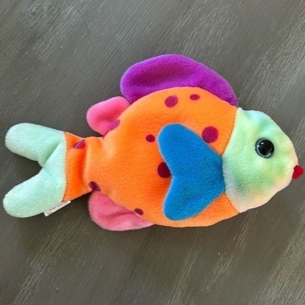 TY original Lips 1997 tropical fish, beanie baby